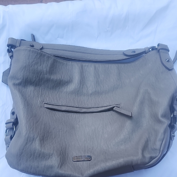 Jessica Simpson Handbags - Jessics Simpson Gray Leather Hobo Bag - Women